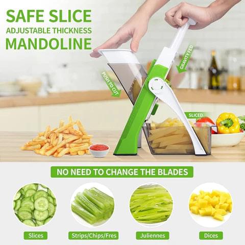 4 In 1 Vegetable Cutter Chopper Adjustable Multi-function Drum Cutter