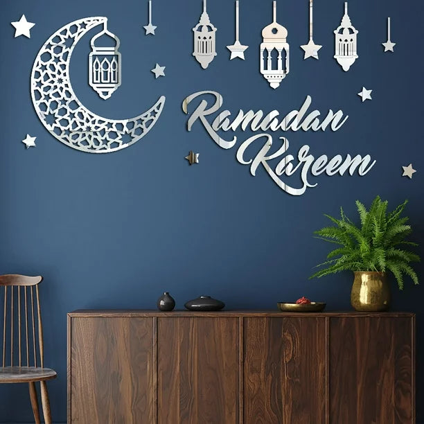 Ramadan Kareem Wall Decorations Acrylic Mirror