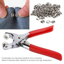 Tich Button Machine Plier Metal Body With 50 Button