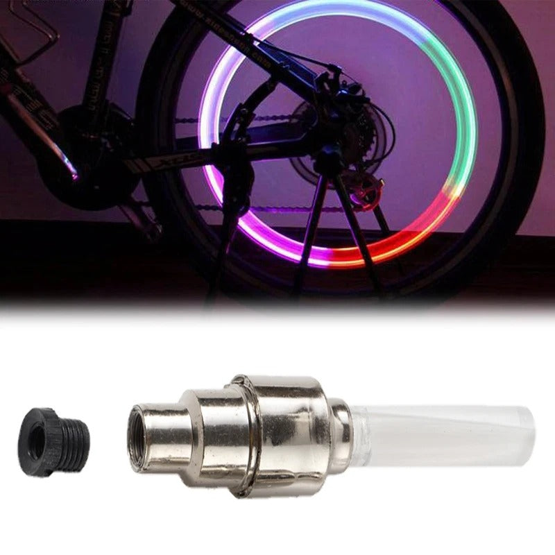 Motion Activated Neon/Glow Flashlight Bike 2Pcs (Random Colour)