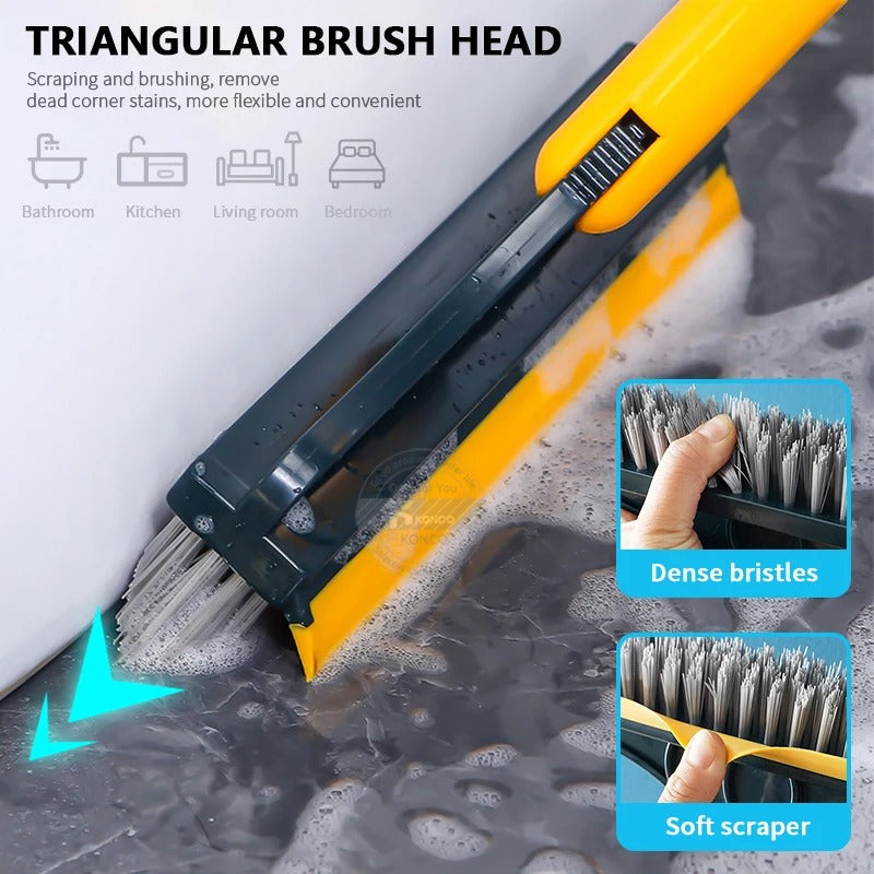 Cleaning Scrub Brush With 120° Rotatable Head