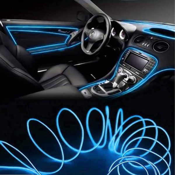 Car Dashboard Neon Light – 2 Meter (Random Color)