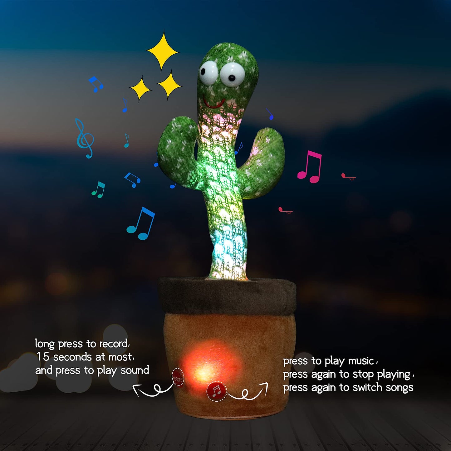 Dancing Cactus Rechargeable (Speaking Skills)