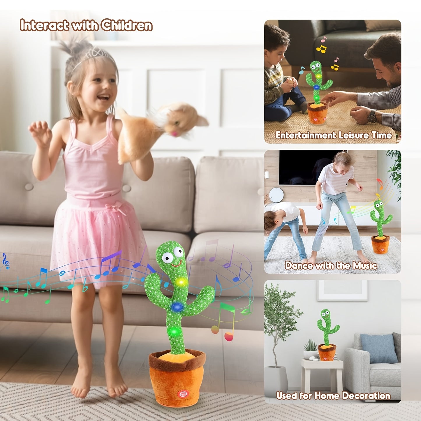 Dancing Cactus Rechargeable (Speaking Skills)