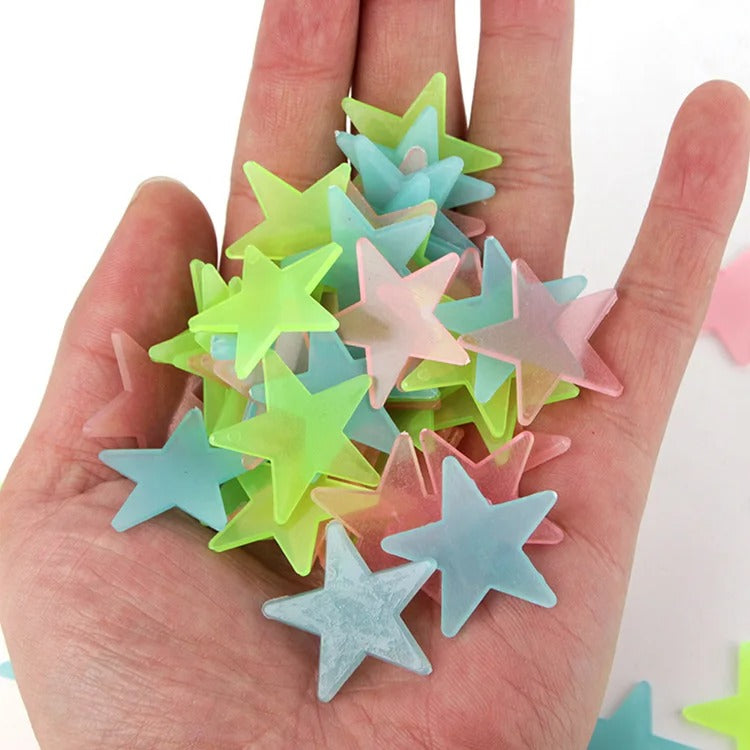 Glowing Stars Pack Of 100 Stars