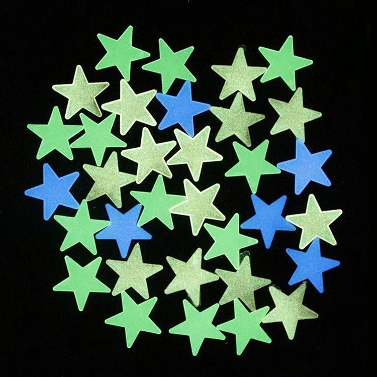 Glowing Stars Pack Of 100 Stars