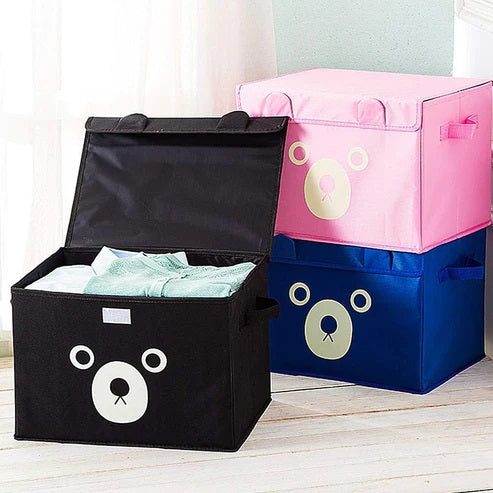 Kid Toys Organizer/Storage Boxes 2-Pcs (Random Color)