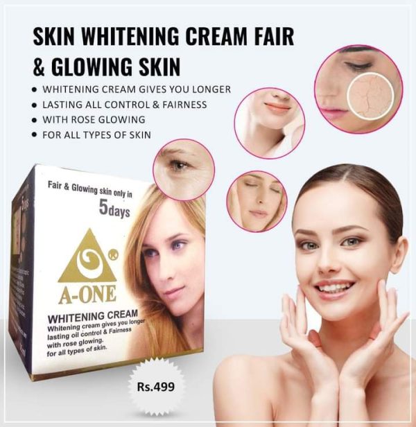 A-one Skin Whitening Cream Fair & Glowing Skin