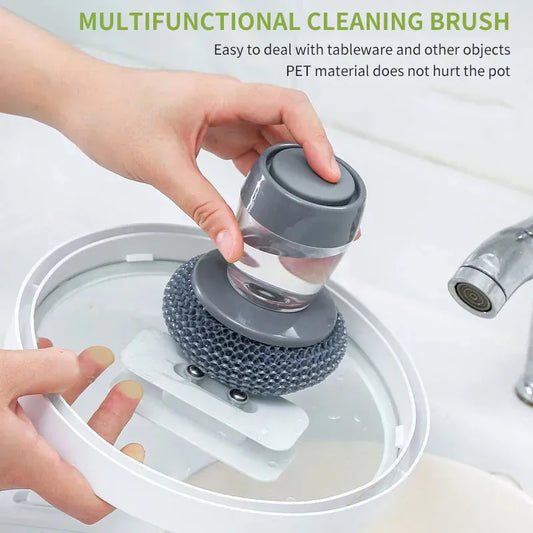 Multifunctional Pressing Cleaning Brush