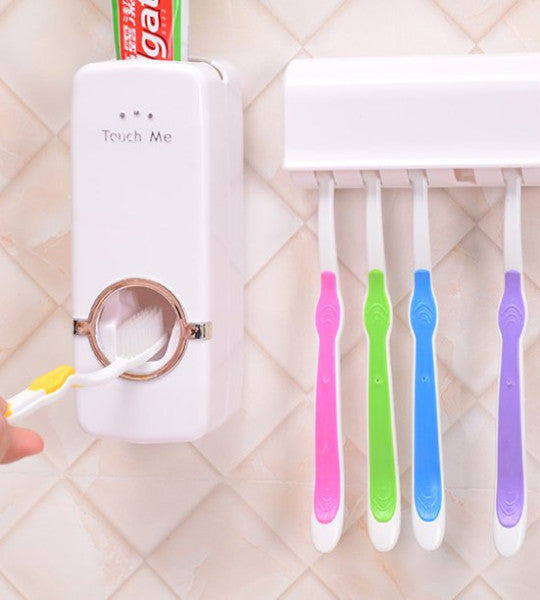 Toothpaste Dispenser Automatic & Holder Set