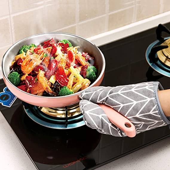 Kitchen Cotton Oven Glove Qty-02