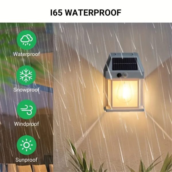 Solar Tungsten Waterproof Lamp For Outdoors