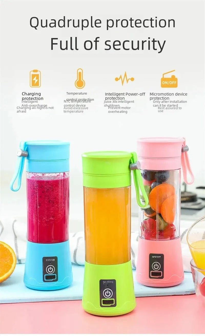 Portable Mini Rechargeable Juicer Blender (Random Color)