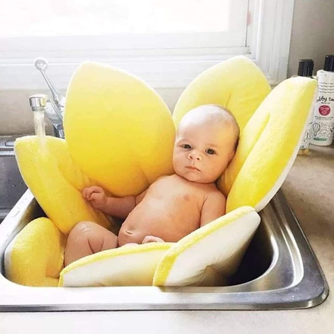 Bath Blooming Flower For Baby Comfort