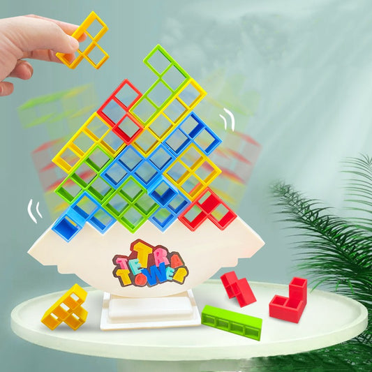 Russian Building Blocks Puzzle 18 Pcs Tetra Tower