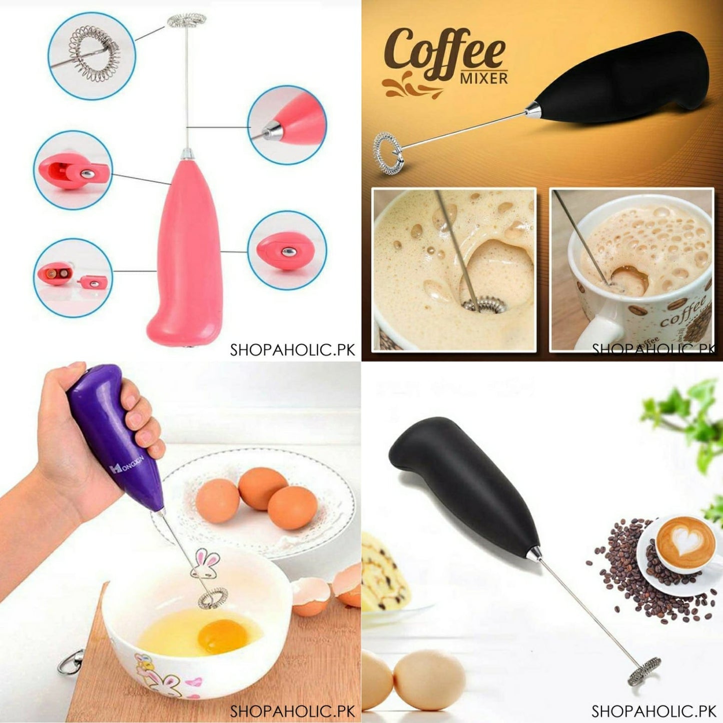 Electric Egg Milk Drink Coffee Mixer