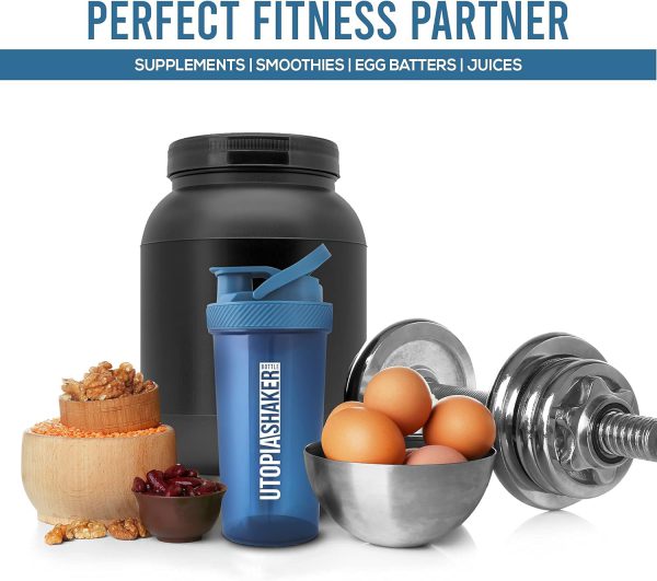 Utopia Home Fitness Protein Shaker Bottle (900 ML)