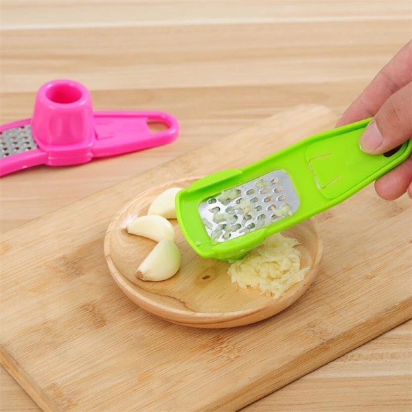 Garlic Press Grater Slicer Plastic Tool