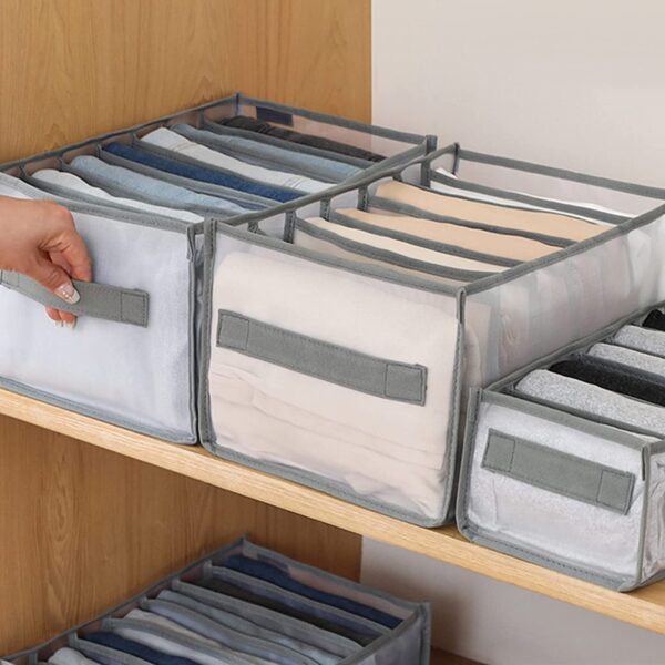 7 Clothes Drawer Organizer Jeans Storage Box