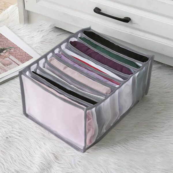 7 Clothes Drawer Organizer Jeans Storage Box