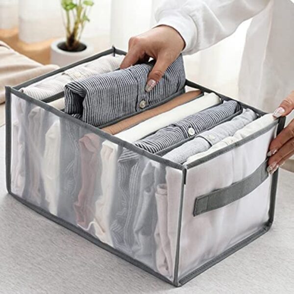 7 Clothes Drawer Organizer Jeans Storage Box