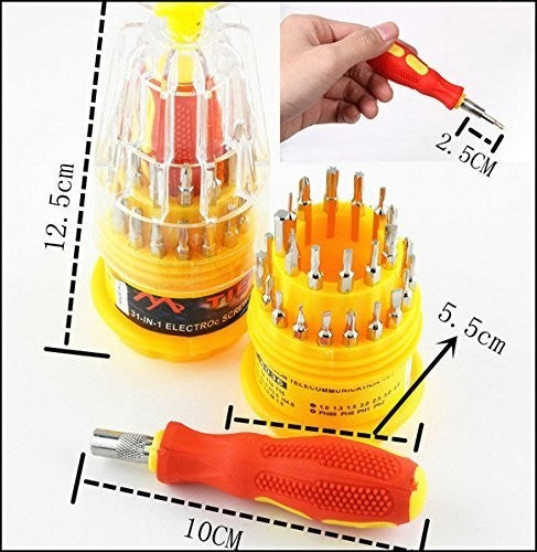 Universal Magnetic Screw Driver Kit 31-In-1