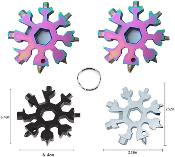 18-In-1 Snowflake Wrench Tool Spanner Multi-function