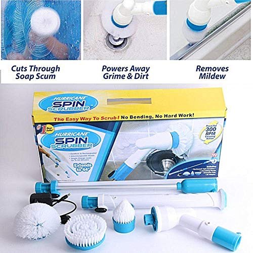 Spin Scrubber(tiles Cleaning Brush) Chargeable