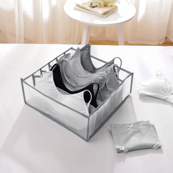 Under Garments Organizer Set 3-Pcs (grey)