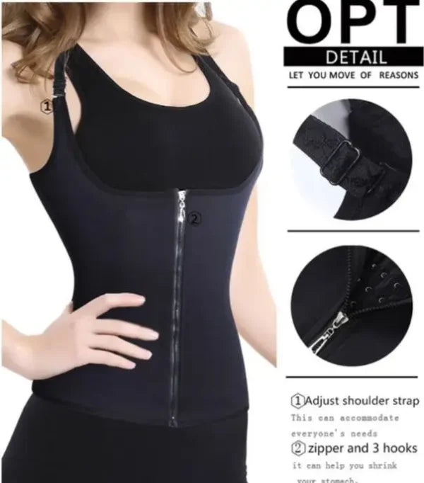 Adjustable Hook Waist Slimming Belt Body Shaper Fat Burner