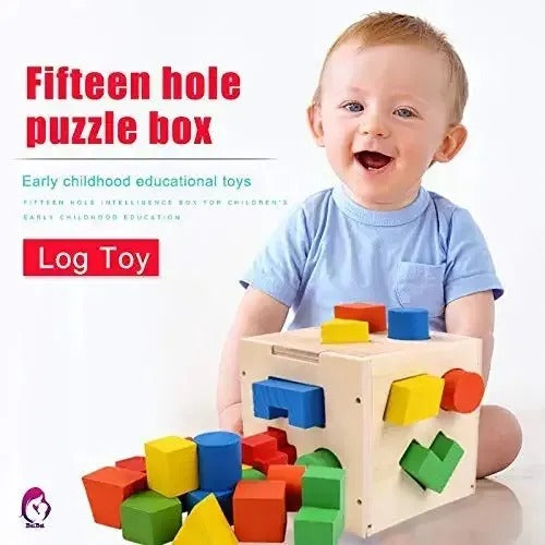 Wooden Hole Shape Puzzle For Kids