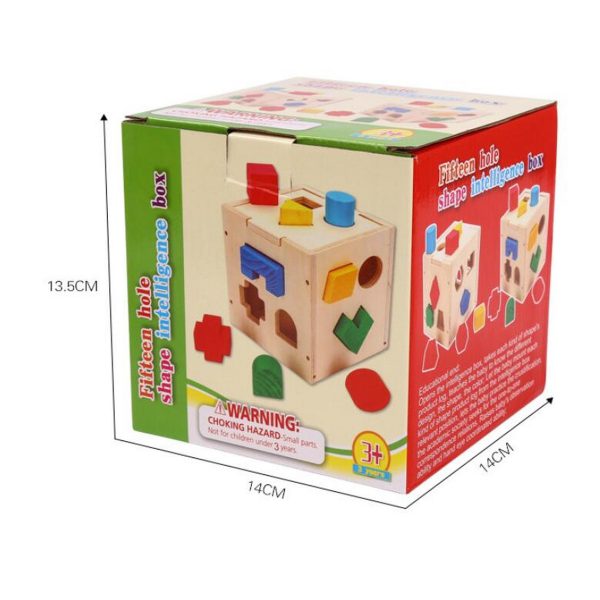 Wooden Hole Shape Puzzle For Kids