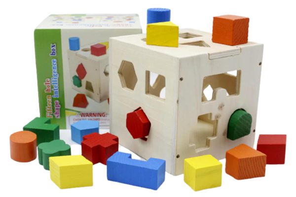 Wooden Hole Shape Puzzle For Kids