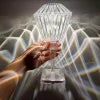 Rose Diamond Table Touch Lamp