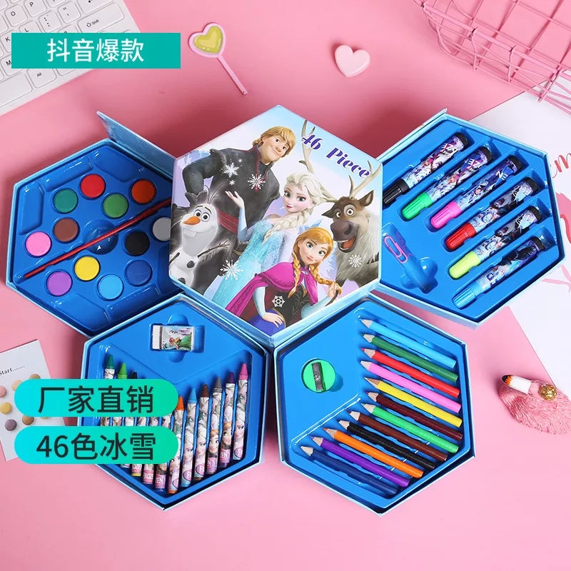 New Disney 46-Pcs Children's painting Set