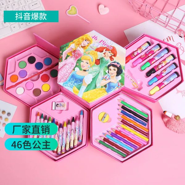 New Disney 46-Pcs Children's painting Set